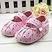 Urparcel Baby Girls Loafer Flats Shoes Polka Dot Soft Sole Crib Shoes Prewalker