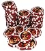Lot of 50 Red Pirate Skull Poker Chips 11.5g Quality