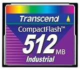 TRANSCEND 512MB INDUSTRIAL CFCARD (45X) FIXED DISK MODE