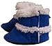 N'Ice Caps Baby and Little Kids Soft Sherpa Lined Micro Fleece Velcro Closure Booties
