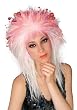 White Fiber Optic Costume Wig