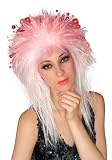 White Fiber Optic Costume Wig