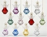 Club Pack of 24 Birthstone Acrylic Decor Angel Christmas Ornaments