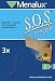 Menalux Universal SOS UP Pack of 3 Dustbags- Universal bag for Upright Cleaners