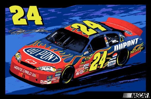 Jeff Gordon Tufted Floor Rug - NASCAR Fan Shop Sports Team Merchandise