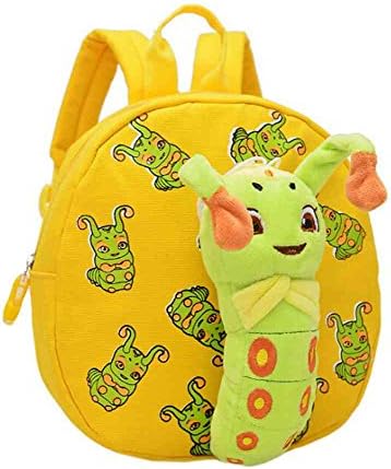 AIIGOU Sugar Po Plush School Bag Cute Cartoon Children's Shoulder Bag Kindergarten School Must-have Snack Toy Bag Color Yellow