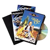 Fellowes - Storage DVD jewel case - black (pack of 5 )
