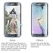Galaxy S6 Edge Screen Protector,by Ailun,Curved Edge-to-edge Full Coverage,Ultra Clear,Anti Scratches,Bubble Free,Reduce Fingerprint&Oil Stains Coating,HD PET Film,Case Friendly-Siania Retail Package