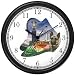 Icons of Germany: German Shepherd, Oktober Fest Wall Clock by WatchBuddy Timepieces (Black Frame)