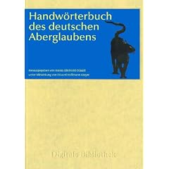 Handw�rterbuch des deutschen Aberglaubens. CD-ROM f�r Windows 98/ME/NET/2000/XP