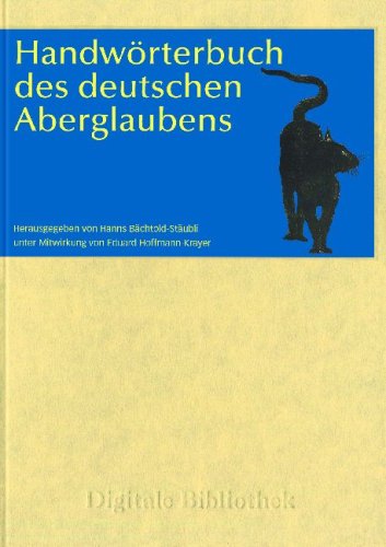 Handw�rterbuch des deutschen Aberglaubens