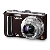 Panasonic DMC-TZ5EG-TA Digitalkamera (9 Megapixel, 10-fach opt. Zoom, 7,6 cm (3 Zoll) Display, Bildstabilisator) chocolate