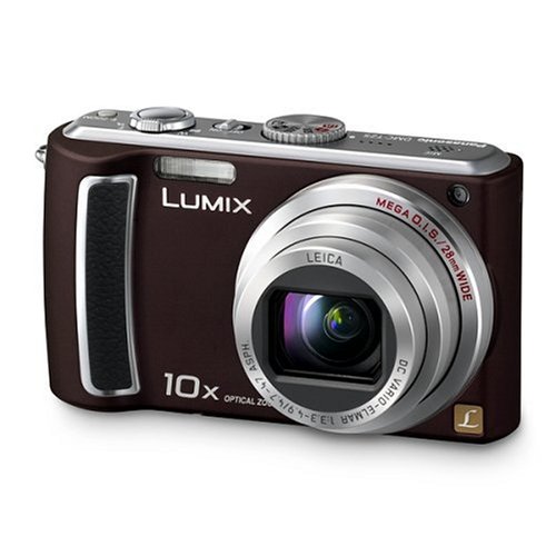 Panasonic - Lumix DMC-TZ5 appareil photo numerique Compact - 9 megapixels - superzoom 28-280 mm - video HD - stabilise - chocolat