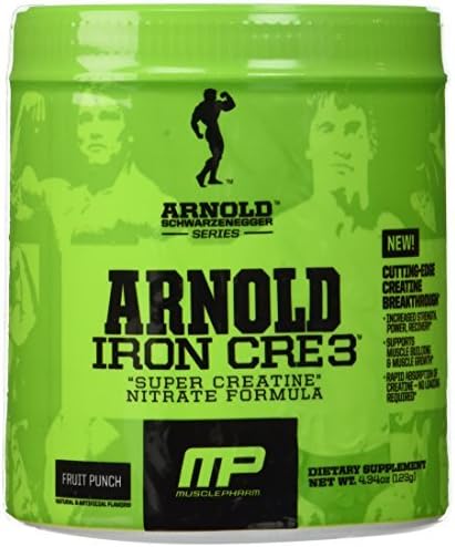 Arnold By Musclepharm Iron Cre3 Fruit Punch,4.34 oz (123 g) by Arnold By Musclepharm