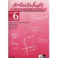 Arbeitshefte Mathematik - Neubearbeitung: Arbeitsheft Mathematik 6. L�sungen: Gleichungen und Funktionen, Trigonometrie, Rauminhalte, Sachthemen: BD 6