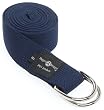 Hugger Mugger D-Ring Yoga Strap 8-Foot (Navy) Hugger Mugger D-Ring Yoga Strap 8-Foot (Navy)