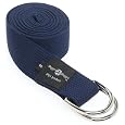 Hugger Mugger D-Ring Yoga Strap 8-Foot (Navy)