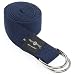 Hugger Mugger D-Ring Yoga Strap 8-Foot (Navy)