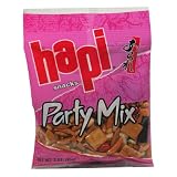 Hapi Party Mix Rice Crackers, 3-Ounce Bags (Pack of 12)