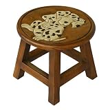 Handmade Frisky Dalmatian Design Stool