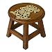 Handmade Frisky Dalmatian Design Stool