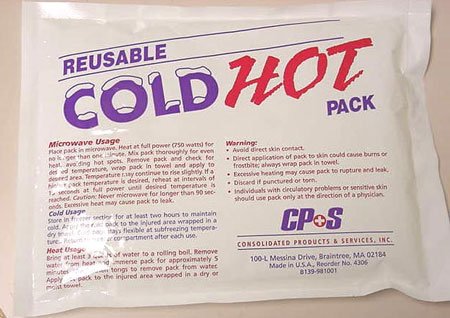 Rapid Relief Hot and Cold Reusable Gel Packs, 10 x 12 in. Size, Pack/2