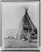 A Blackfoot tepee Reprint (12 x 15 inches)