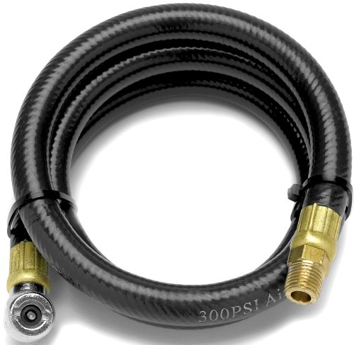Performance Tool W10057 Lightweight PVC Air Hose, Kink and Abrasion Resistant, Weather Resistant, 300 PSI Working Pressure, 1/4-Inch NPTM Thread