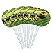Set of 6 Cupcake Picks Toppers Decoration Reptiles Lizards Snakes Frogs - Red Eyed Tree Frog
