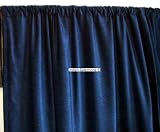 Navy Blue Velvet Curtains / Drapes / Panels