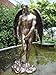 Bronzed Finish Nude Male Angel Statue Sculpture