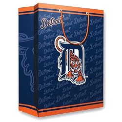 Detroit Tigers MLB Medium Gift Bag (9.75 Tall) by Pro Specialties Group