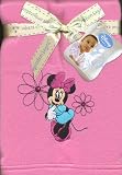 Disney Baby Embroidered Minnie Mouse Fleece Blanket Pink