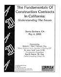 img - for The Fundamentals of Construction Contracts: Understanding the Issues book / textbook / text book
