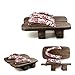Nouqi® Japanese Wooden Geta Sandals Clogs Flip Flops Cosplay Accessories