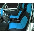 3A Racing 25-5012 Blue and Black Neoprene Seat Cover Set - 6 Piece