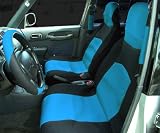 3A Racing 25-5012 Blue and Black Neoprene Seat Cover Set - 6 Piece