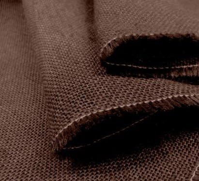 Burlap Fabric (5 Yards, Chocolate / Dark Brown)