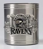 Baltimore Ravens NFL Pewter Can Cooler