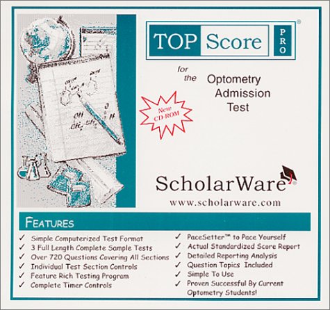 OAT : Optometry Admission Test Sample Exams : TopScore Pro for the OAT