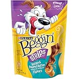Purina Beggin' Strips Bacon & Peanut Butter Flavors Dog Snacks 6 oz. Pouch