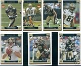 2006 Topps New Orleans Saints Football Card Team Set of 7 Cards Including Reggie Bush Rookie Card plus Drew Brees, and Horn!