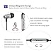 Abusun V4.1 Stereo Wireless Sports Bluetooth Earphones with Independent Battery Pack HD Sweatproof Bluetooth Headset Earbuds for iPhone Samsung Galaxy Sony HTC and more-Silver