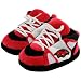 Arkansas Razorbacks Infant Cardinal Sneaker Slippers Image