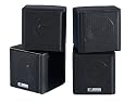 JA Audio 3.5" Mini Cube Speakers - Black (Pair)