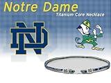 Notre Dame Titanium Core Sport Necklace Super Sale! Size 21 Inch