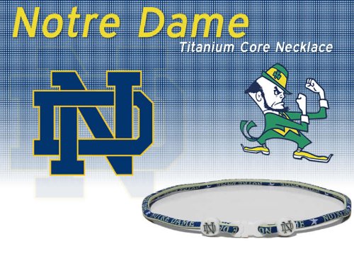 Notre Dame Titanium Core Sport Necklace Super Sale! Size 21 Inch