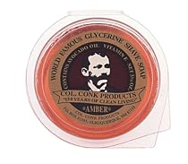 Colonel Ichabod Conk Amber Super Bar Shave Soap large 3-3/4 oz size