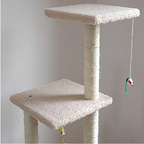 (USA Warehouse)Cat Condo Scratching Pad Pet House Climbing Frame Kitten Toy