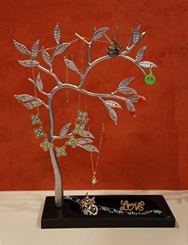 Zoohu Sculpted Jewelry Tree - Metal Necklace Holder / Jewelry Organizer / Jewelry Holder / Jewelry Display